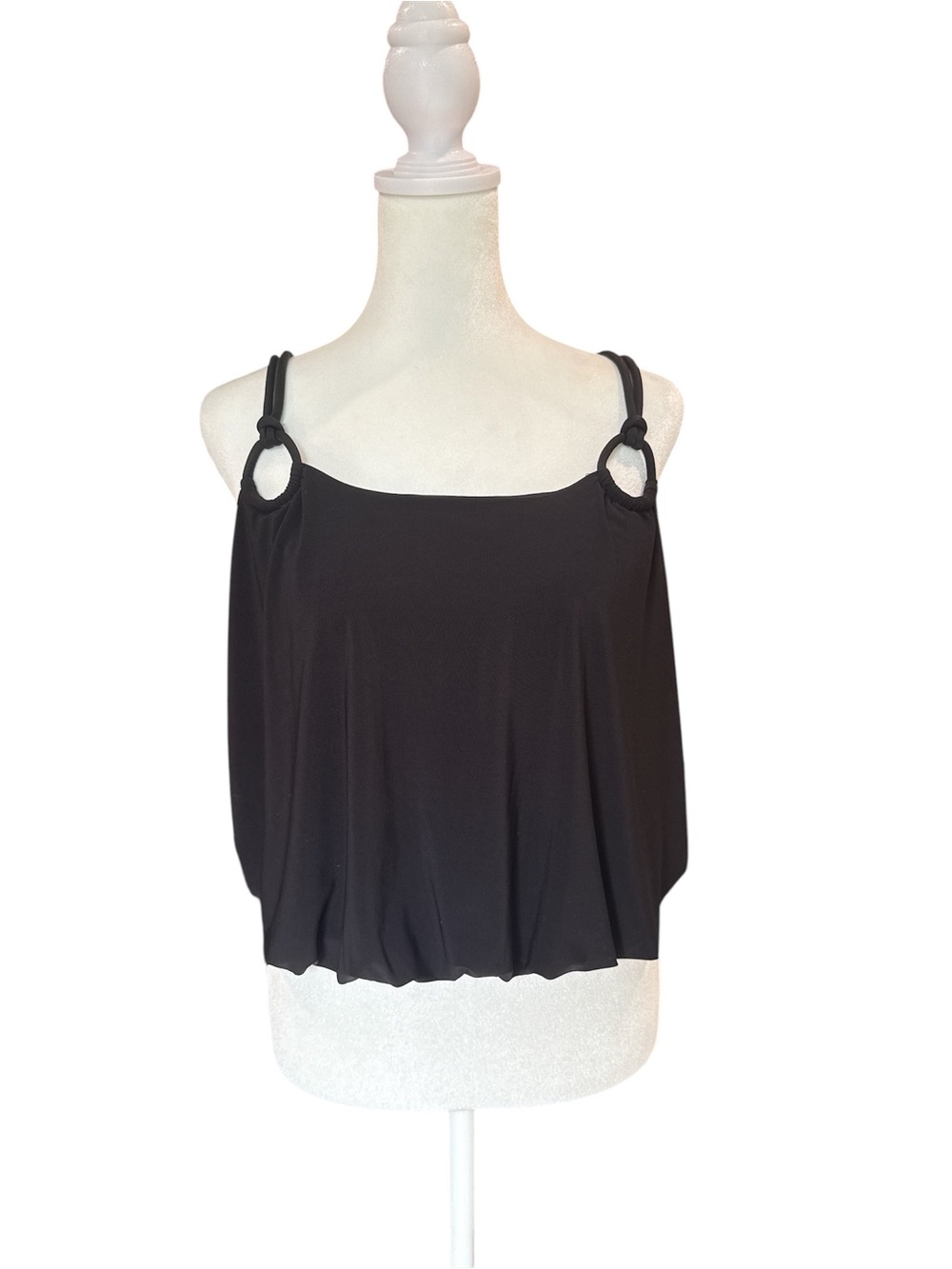 Express Black Ring-Strap Tank Top